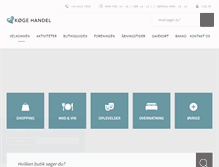 Tablet Screenshot of koegehandel.dk